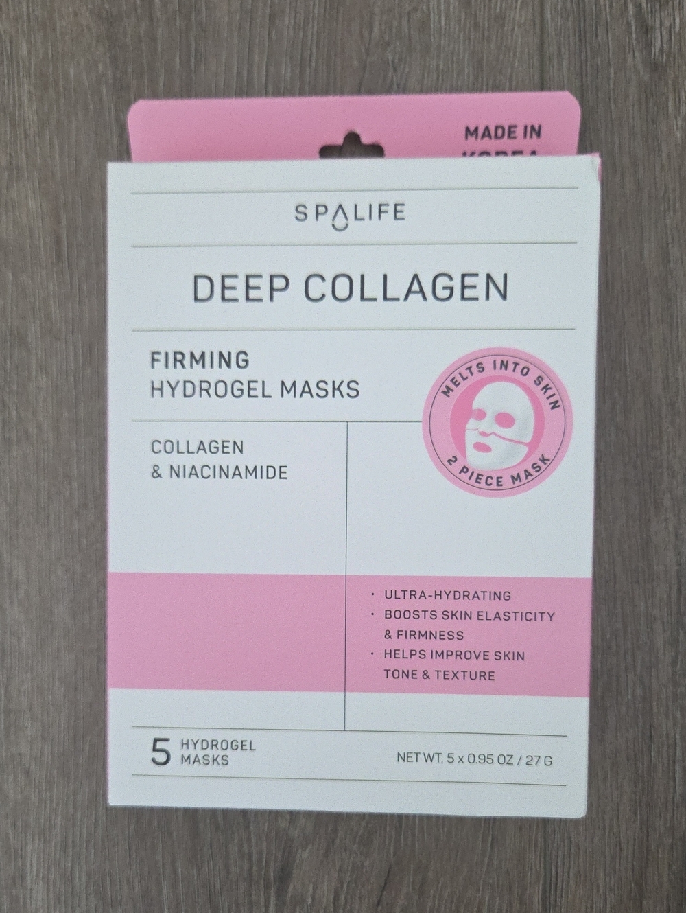 K Beauty Spalife Deep Collagen Firming Hydrogel Masks